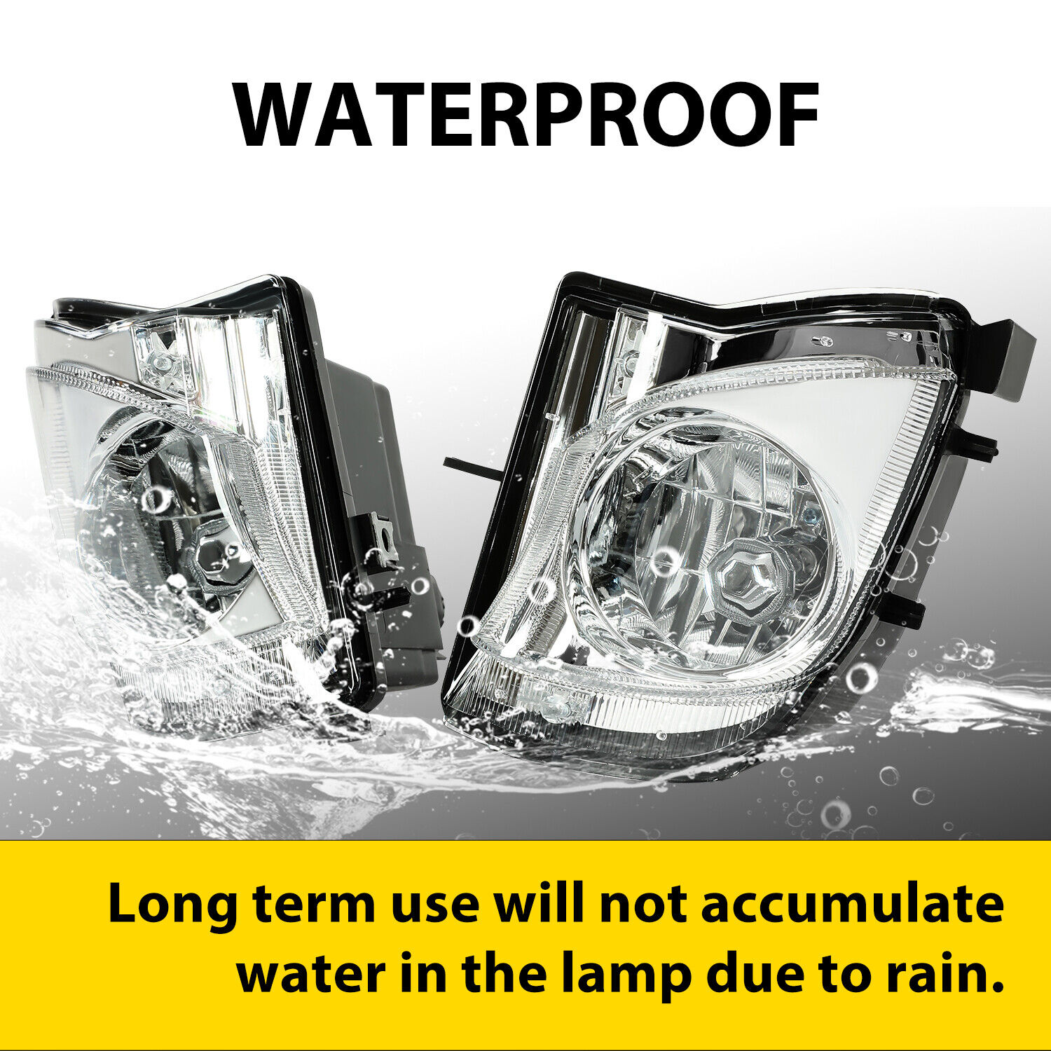 Pair Fog Lights For 2006-2010 Lexus IS250 IS350 Clear Lens Bumper Lamp HB4 Bulbs