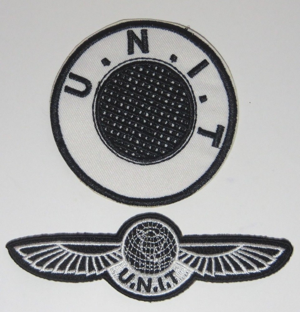 Doctor Who UNIT Patch Set (2) Premium Quality Patches