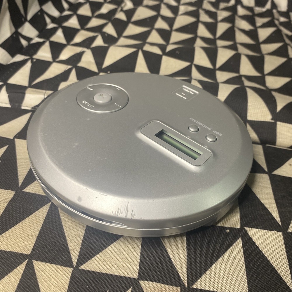 Portable CD Player Trutech Tru-Tech Model T160-CD Silver - Read Description