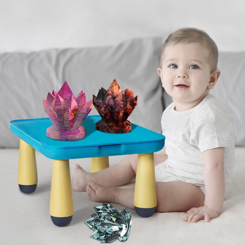 DIY Crystal Cluster Resin Mold Handmade Decorations Crystal Stone Casting Mold