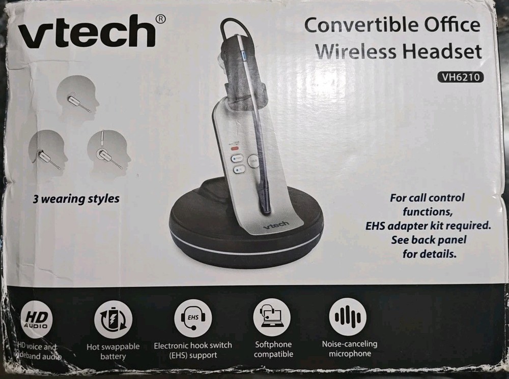 VTech VH6210 Convertible Office Wireless Headset