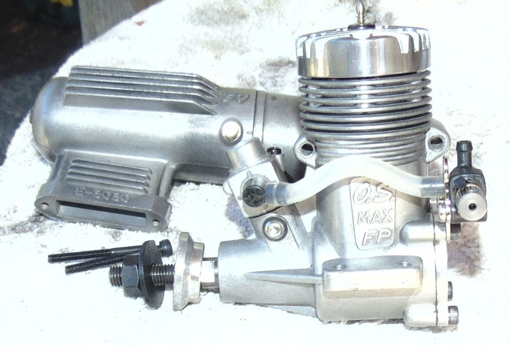 OS FP 40 RC Model Airplane Engine, cleaned