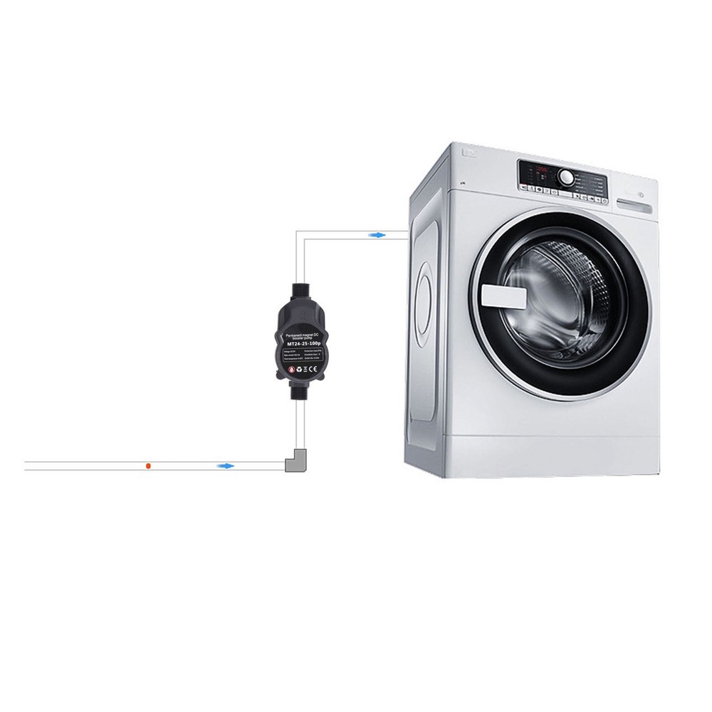 UK Plug Pump Automatic Water Pressure Shower Boosting Recirculating
