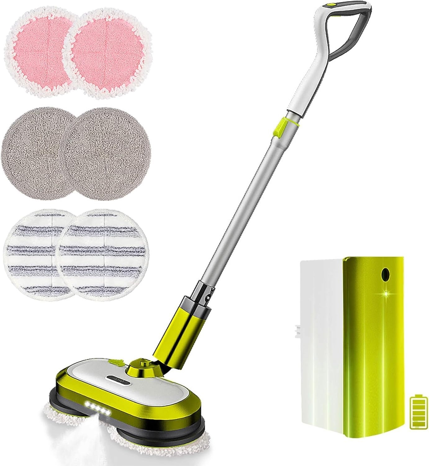 Cordless Electric Mop with Water Spray VMAI G700 Floor Cleaner Scrubber Polisher