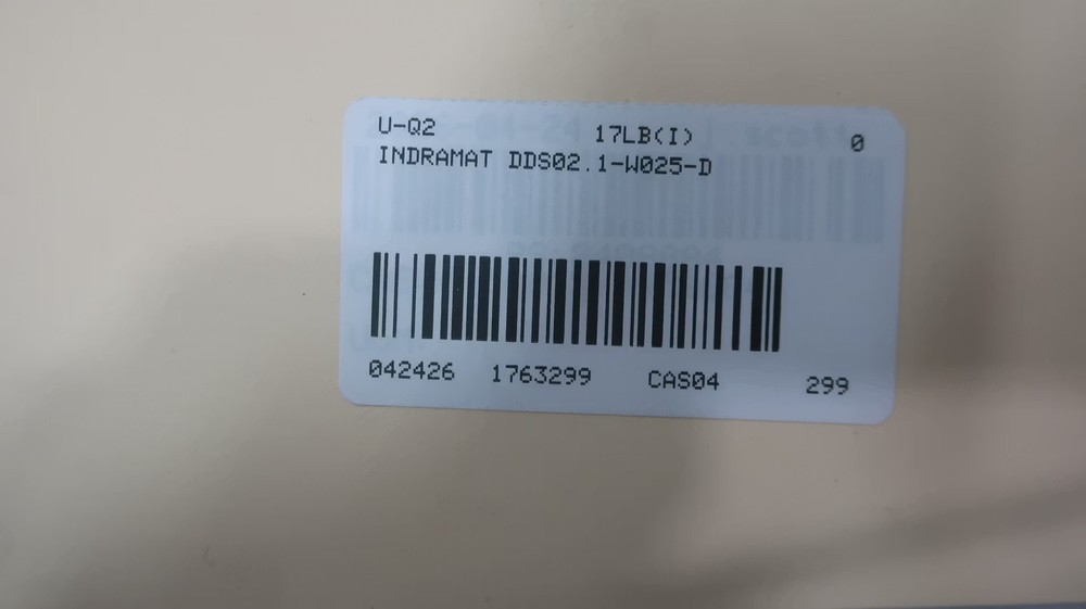 Indramat DDS02.1-W025-D Ac Servo Controller