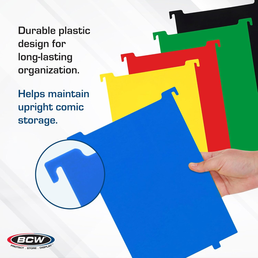 BCW Short Comic Book BIN PARTITIONS - Black