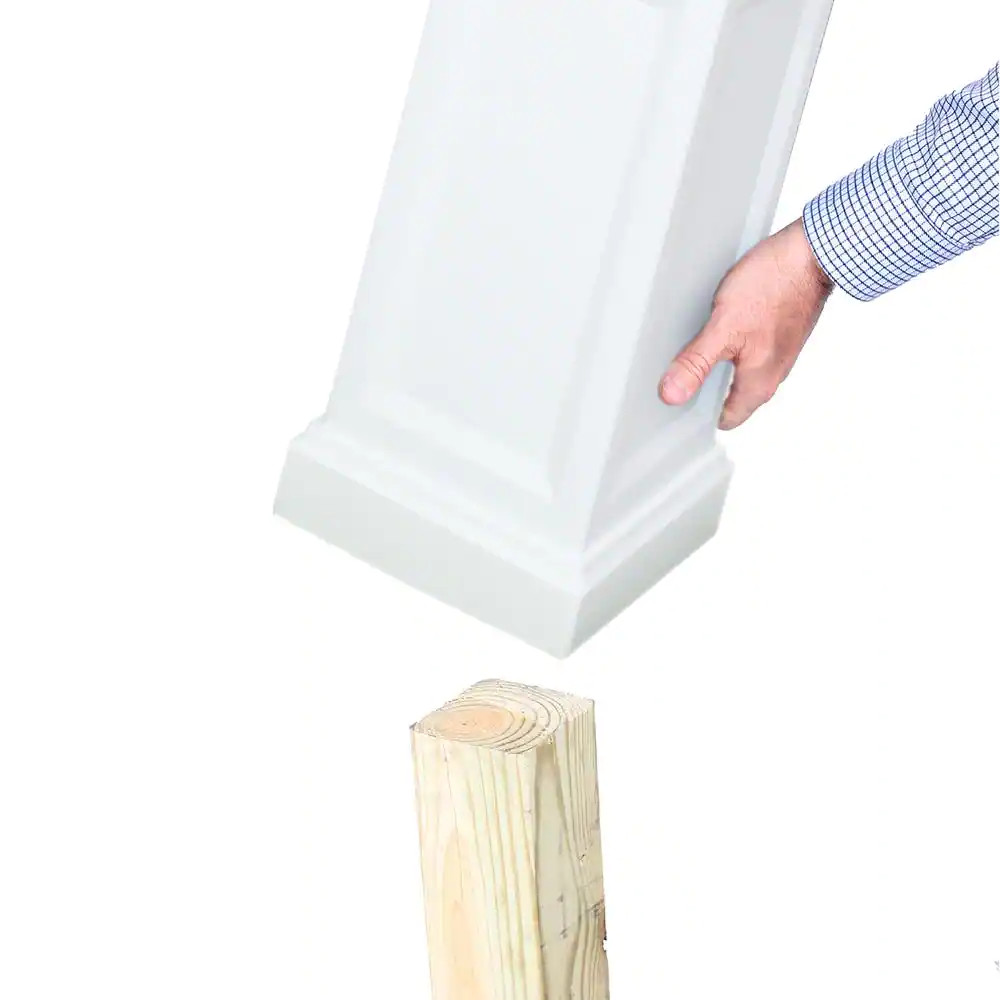Craftsman Mailbox and Post Kit, White