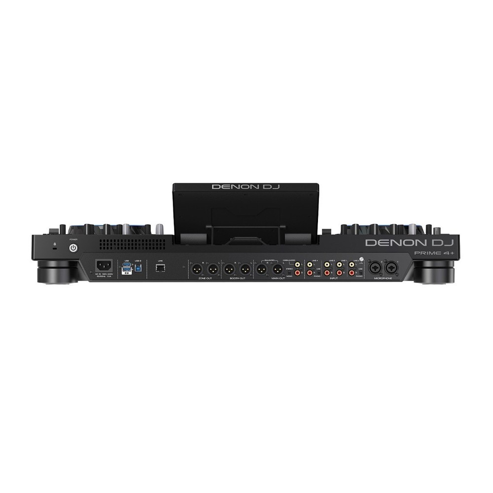 Denon Prime 4+ Plus 4 Channel Standalone DJ Controller System w Touchscreen