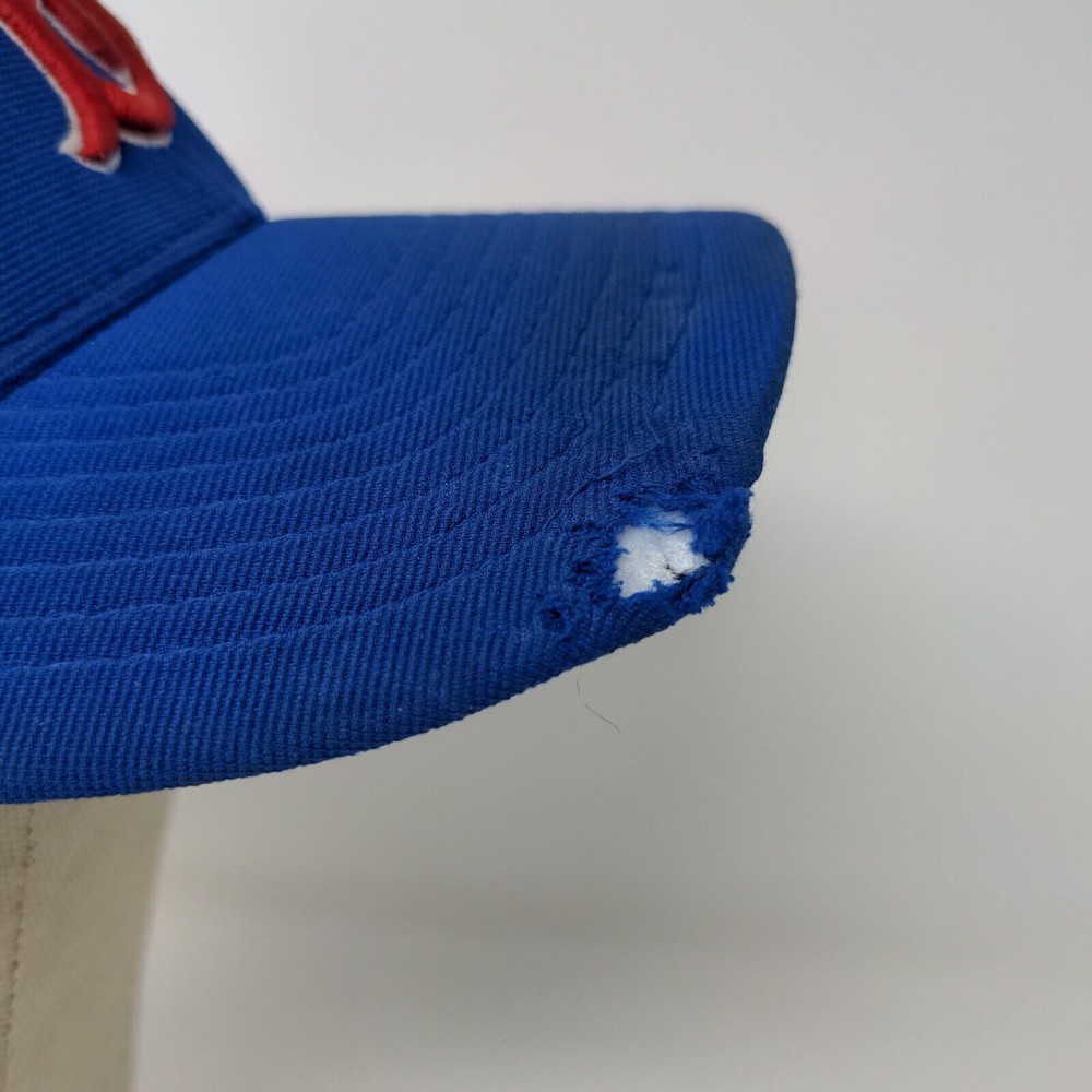 Brooklyn Cyclones Fitted Hat Blue Red Pacific Embroidered Baseball Cap