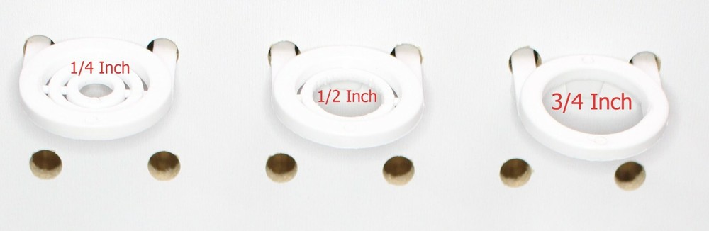 White Plastic Pegboard Multi-Purpose Tool Holder PEGBOARD NOT INCLUDED