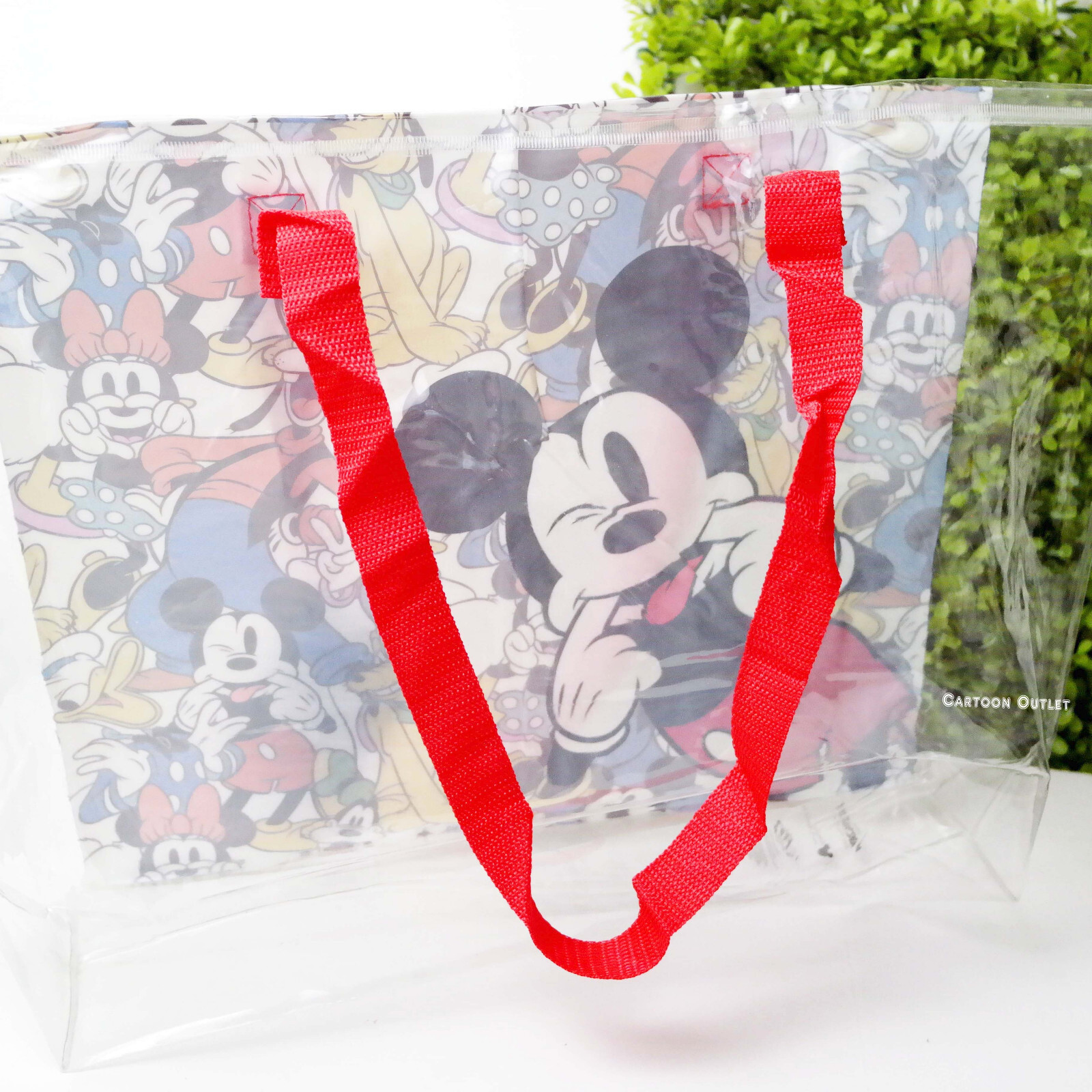 Disney Mickey Mouse Tote Clear Tote Bag New Goofy Minnie Donald Pluto Trending