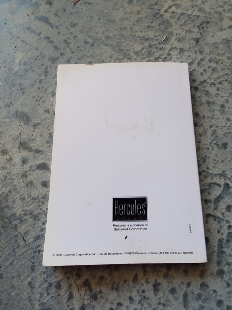 Hercules MUSIC USB DJ Controller User Manual DJ Control MP3 e2 Book