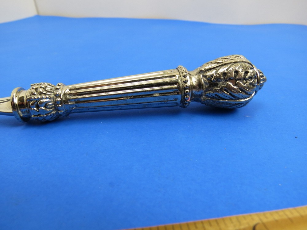 Godinger PLUME Silverplated Ribbed Tip Oval Soup Spoon