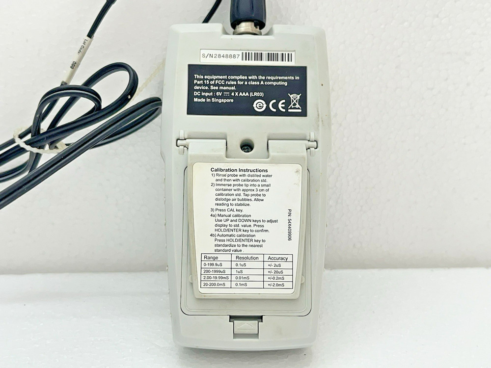 Eutech Instruments COND 6+ Conductivity / Temperature Meter, Water Quality