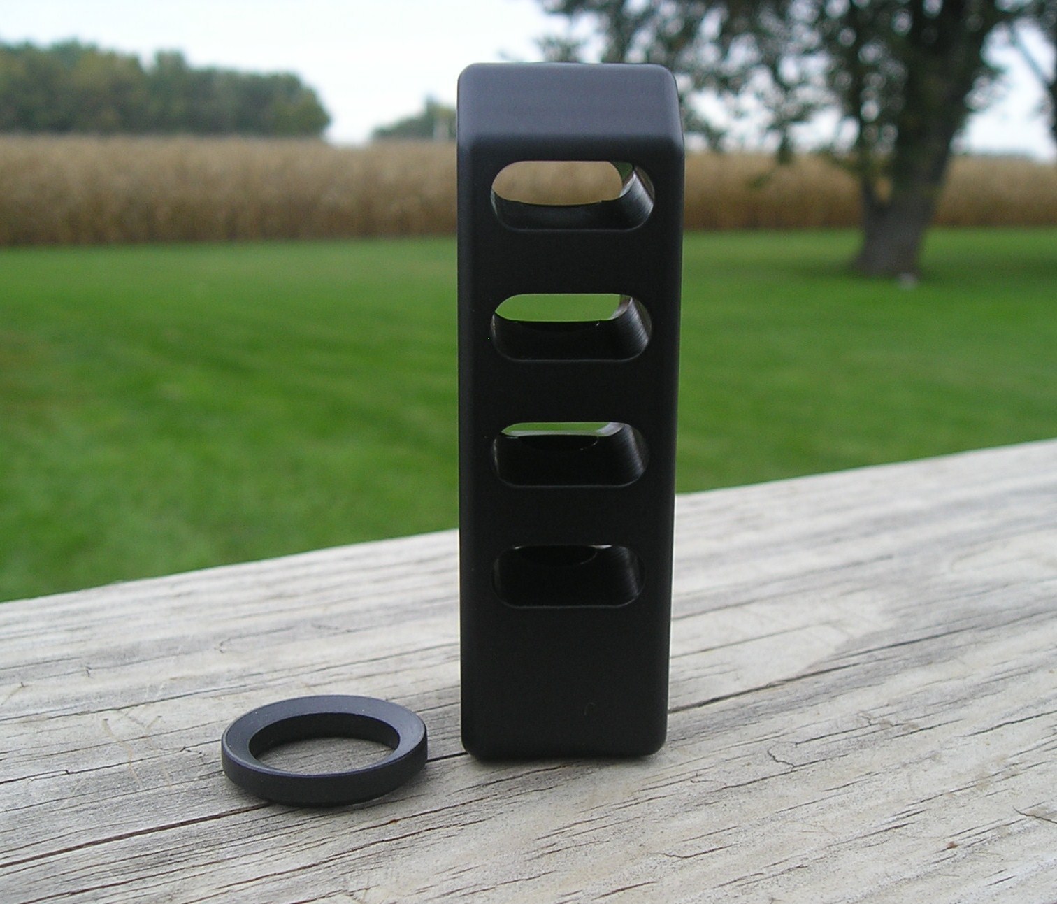 5/8-24 Muzzle Brake Made In USA With Crush Washer, .308, 300, 6.5, 7.62