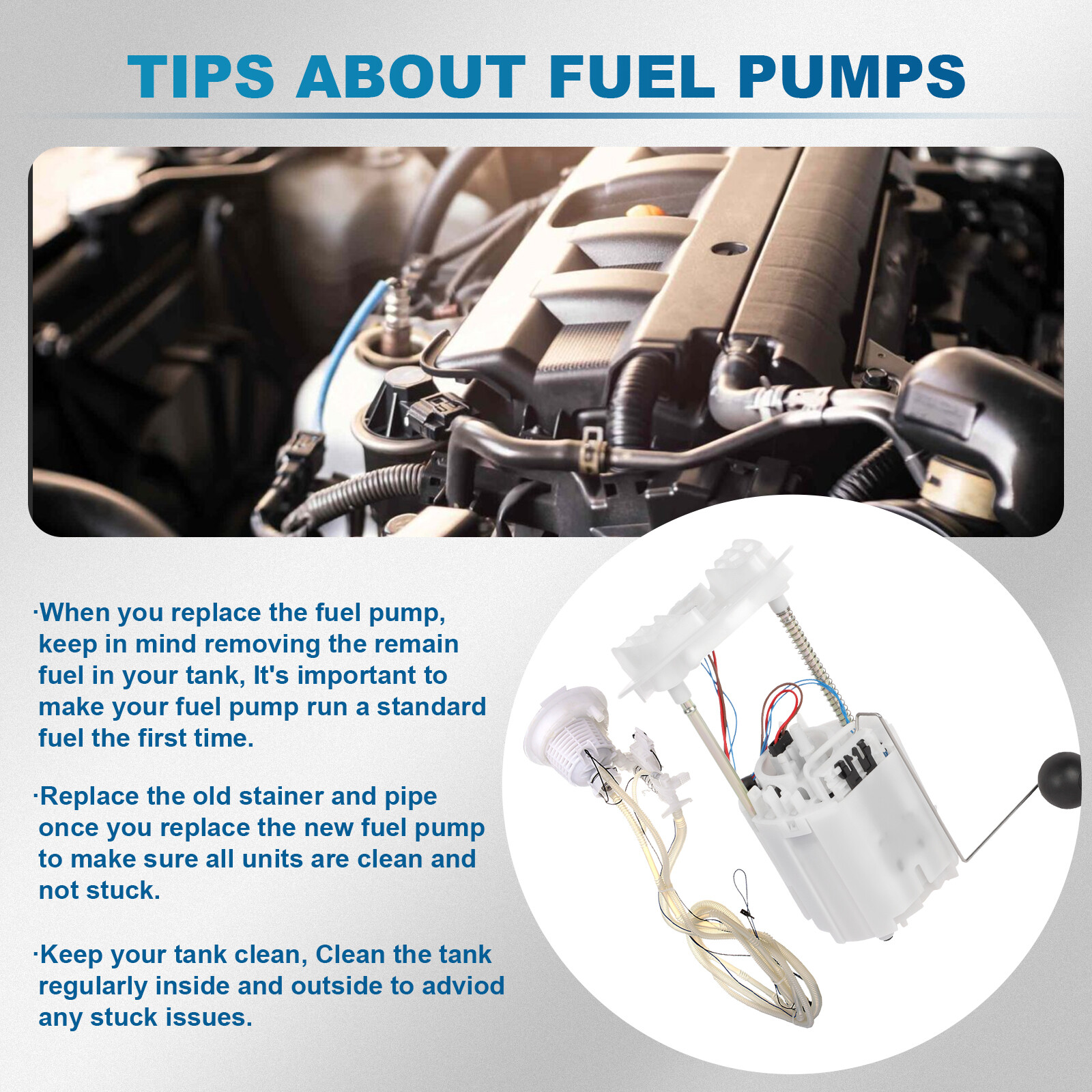 2*18 Gal Fuel Pump Assembly Fit For Dodge Charger 2006-2010 2.7L 3.5L 5.7L