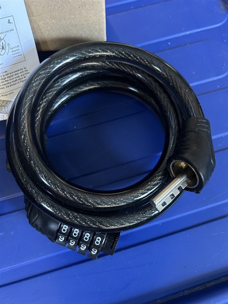 BIKE LOCK CABLE Resettable Combination Code