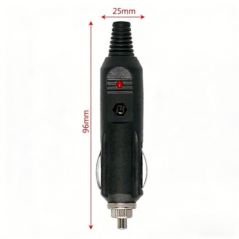 2pcs12V Male Car Cigarette Lighter Socket Plug Connector