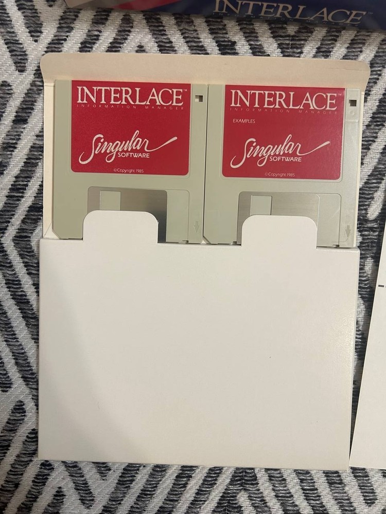 Interlace Information Manager Macintosh Software Complete Boxed w/ Disks