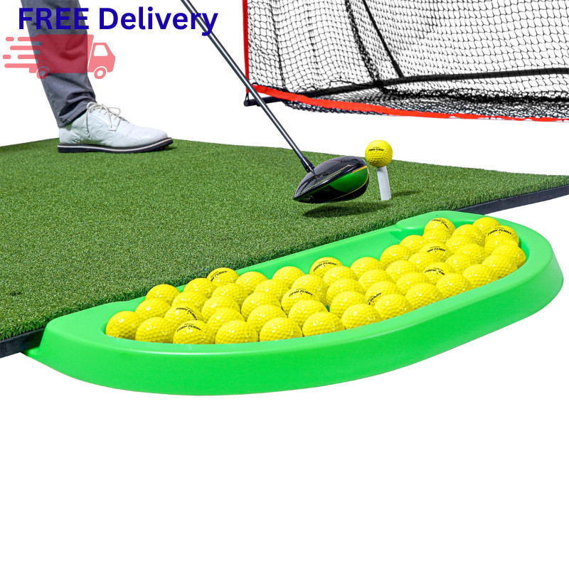 Golf Practice Bundle Net Mat & Balls Backyard Training Chipping Set Portable New