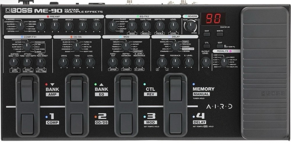 Used Boss ME-90 Guitar Multi-Effects Processor Effects Pedal