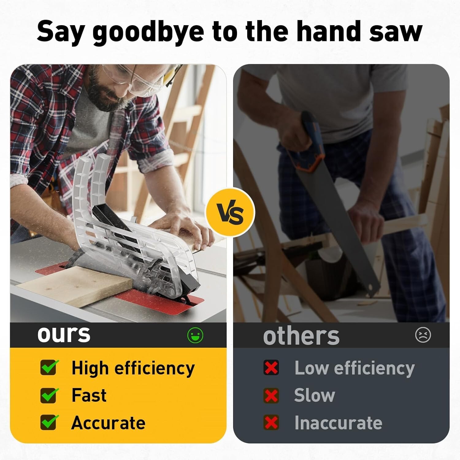 MarvTool 10" Table Saw with 36T Blade 15Amp 4600RPM 90°& 0-45°Cutting Corded Saw