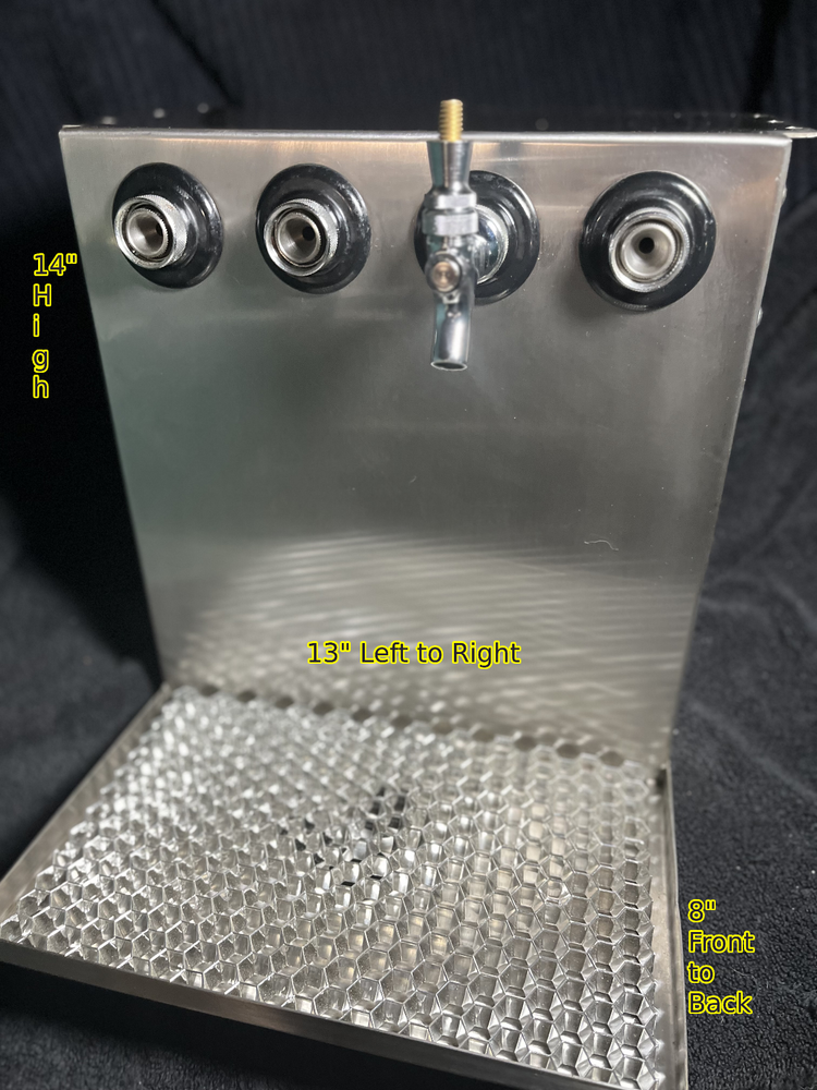 Draft beer tower dispenser