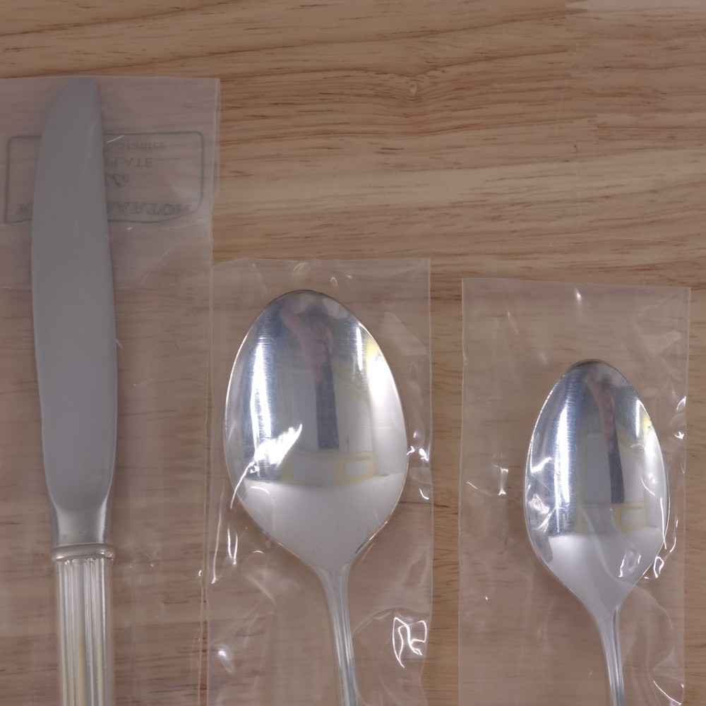Reed & Barton PARTHENON Silverplate 1985 Elite Silverware 5 Pc Setting NOS