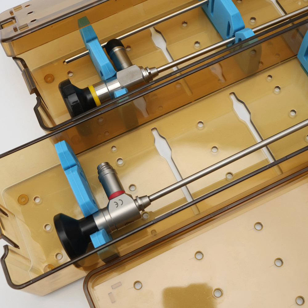PPSU Endoscope Instruments Sterilization Tray Autoclave Case Sterilization Box M