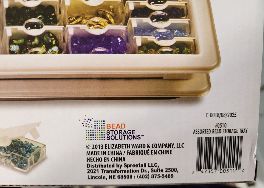 45 Pc Bead Storage Tray