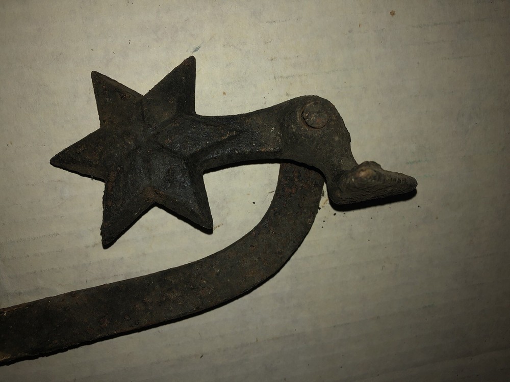ANTIQUE SHUTTER HARDWARE w/ a STAR