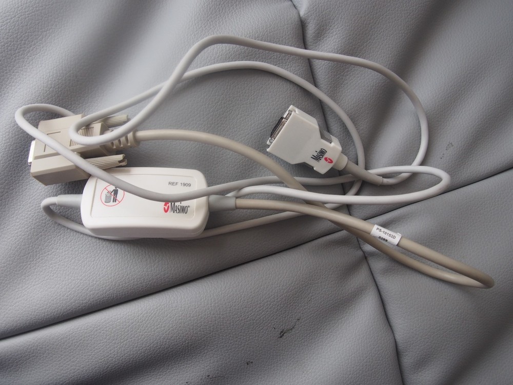 MASIMO PRONTO HANDHELD DEVICE SERIAL DATA CABLE REF: 1909