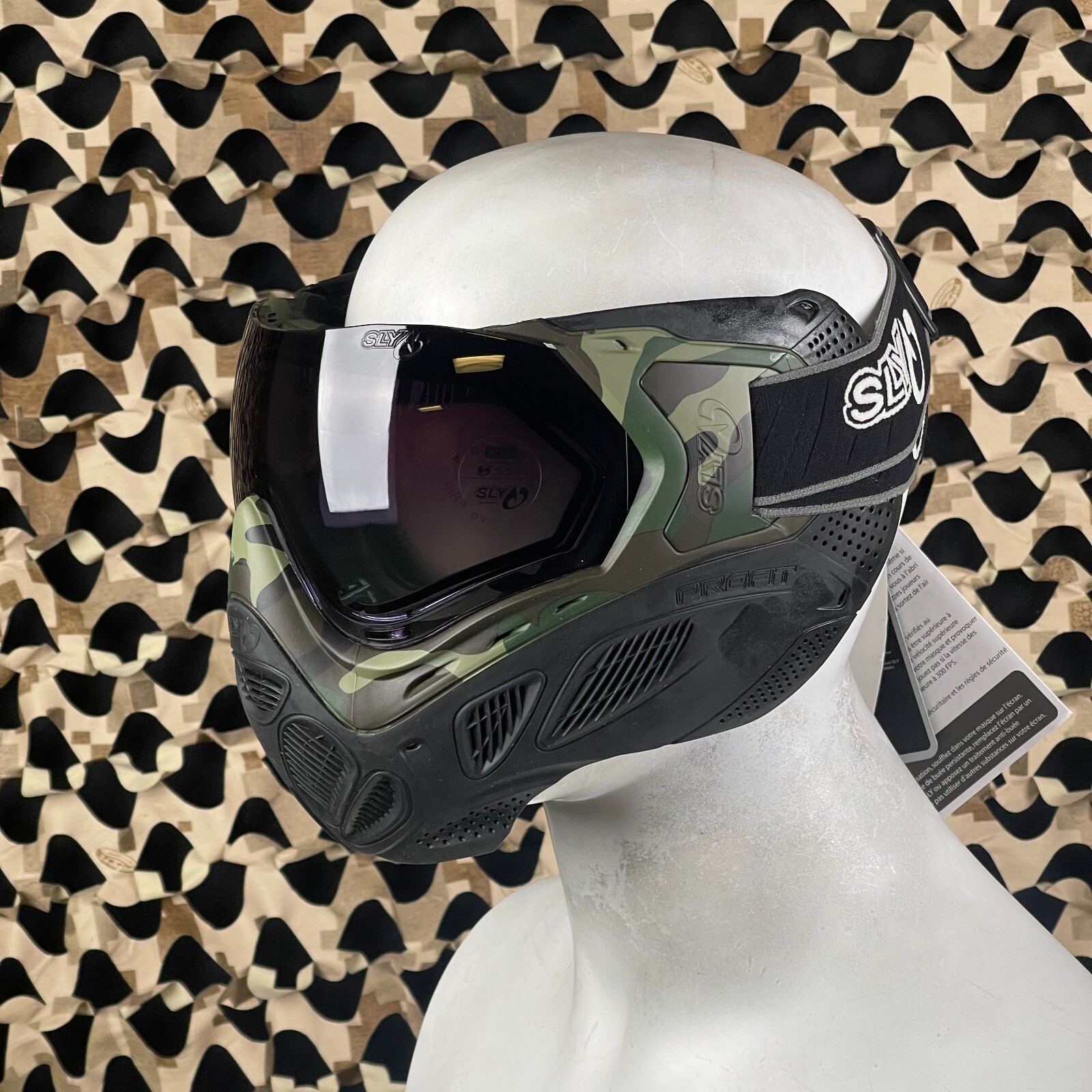 NEW Sly Paintball Mask Profit Series - Woodland Camo
