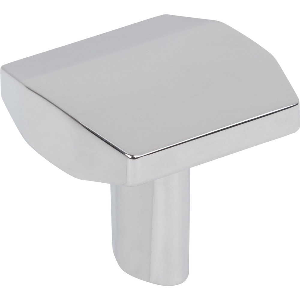 Elements 641PC William 1-1/4" Length Square Knob Polished Chrome
