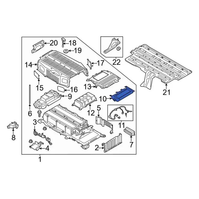 Genuine Ford Control Module FG9Z10B687A