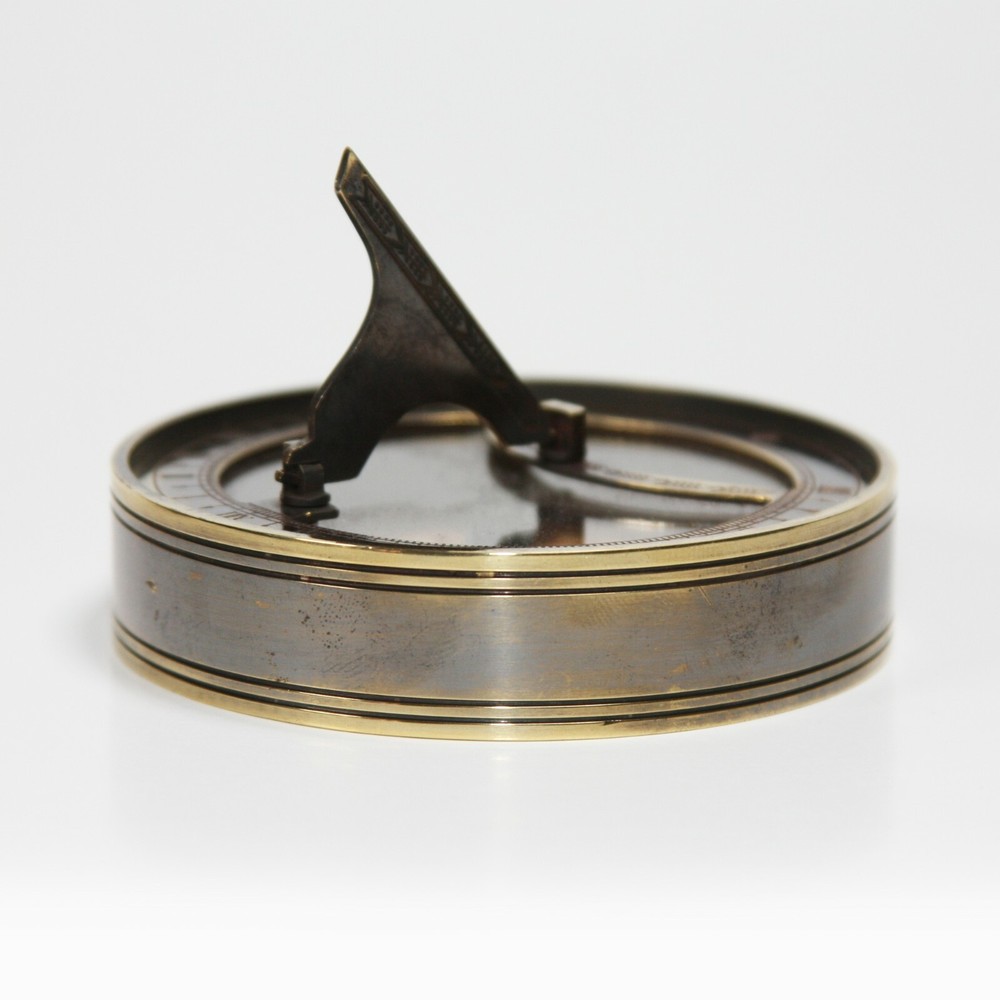 Solid Brass Captain's Sundial Compass Gift Nautical Handmade Home Décor Compass