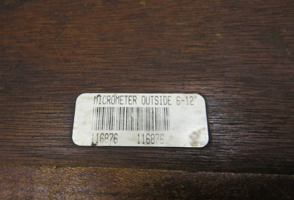 Starrett No. 224 Outside Micrometer 6 - 12 in.