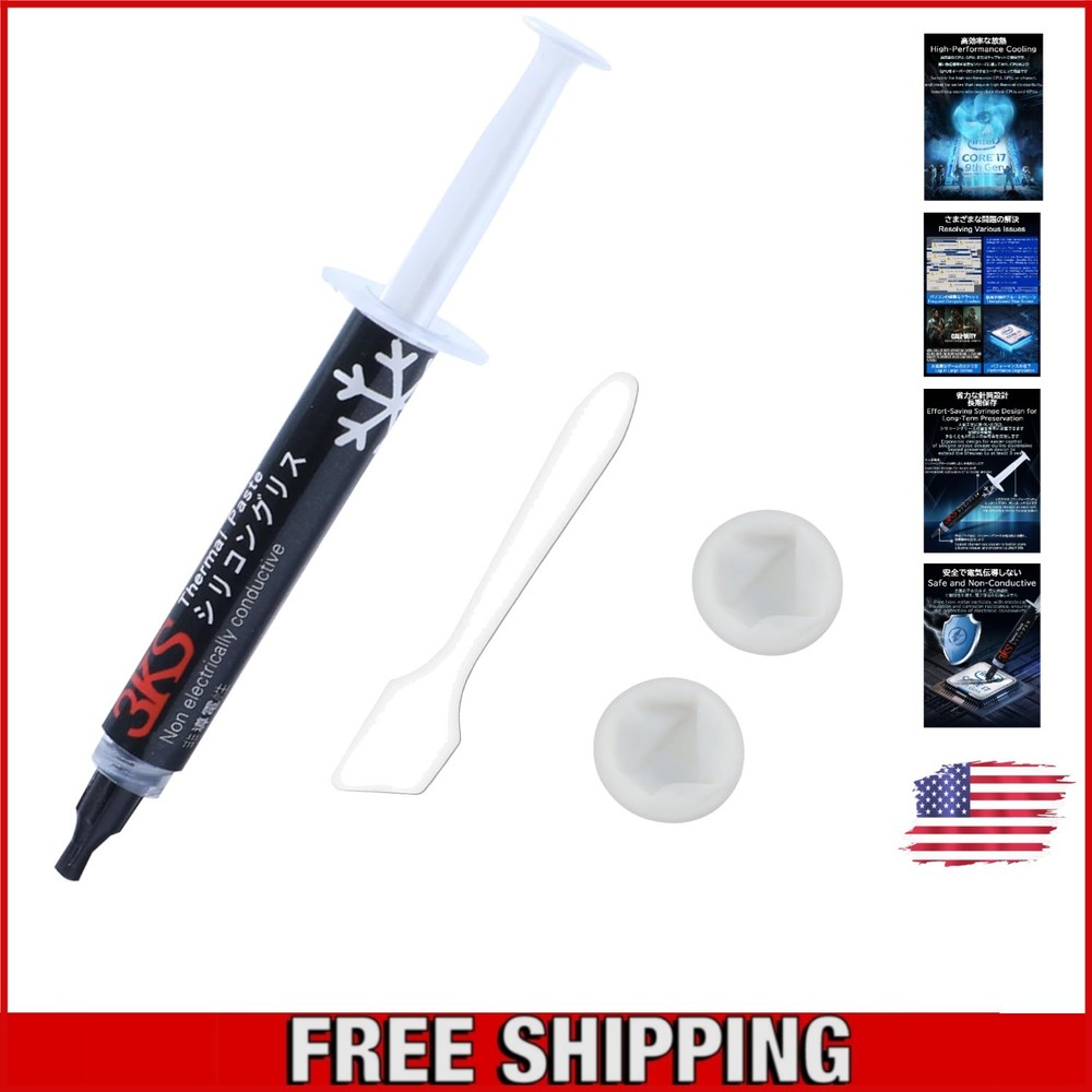 High Performance 16W CPU Thermal Paste - 2g Pack for Gamers & Tech Enthusiasts