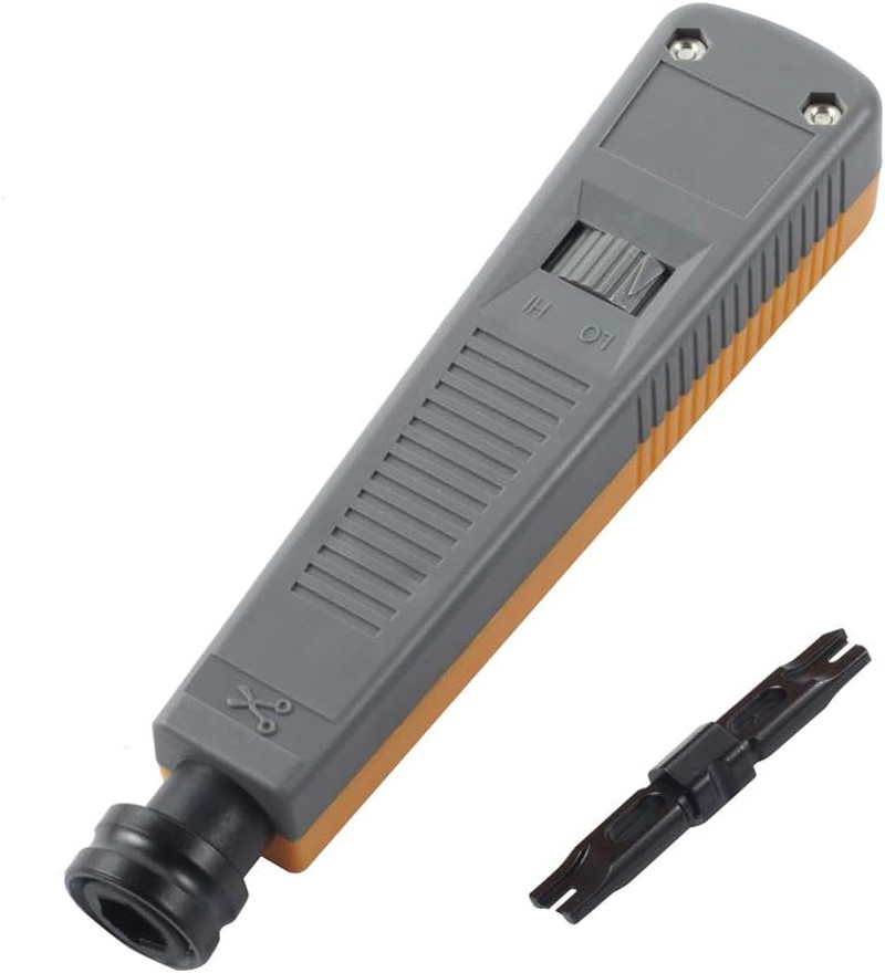 Punch down Impact Tool Kit with 110 Blade Type for Ethernet Punch down Block Key