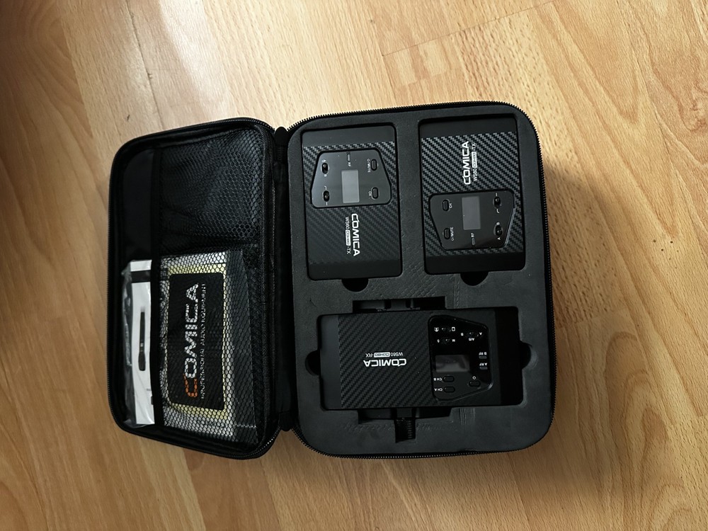 Comica WS60 COMBO Wireless Lavalier Microphone System for Smartphone Cameras