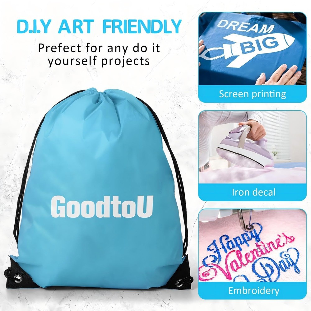 Shappy 60 Pieces Drawstring Bags Backpack Bulk Full Size, 4 Colors