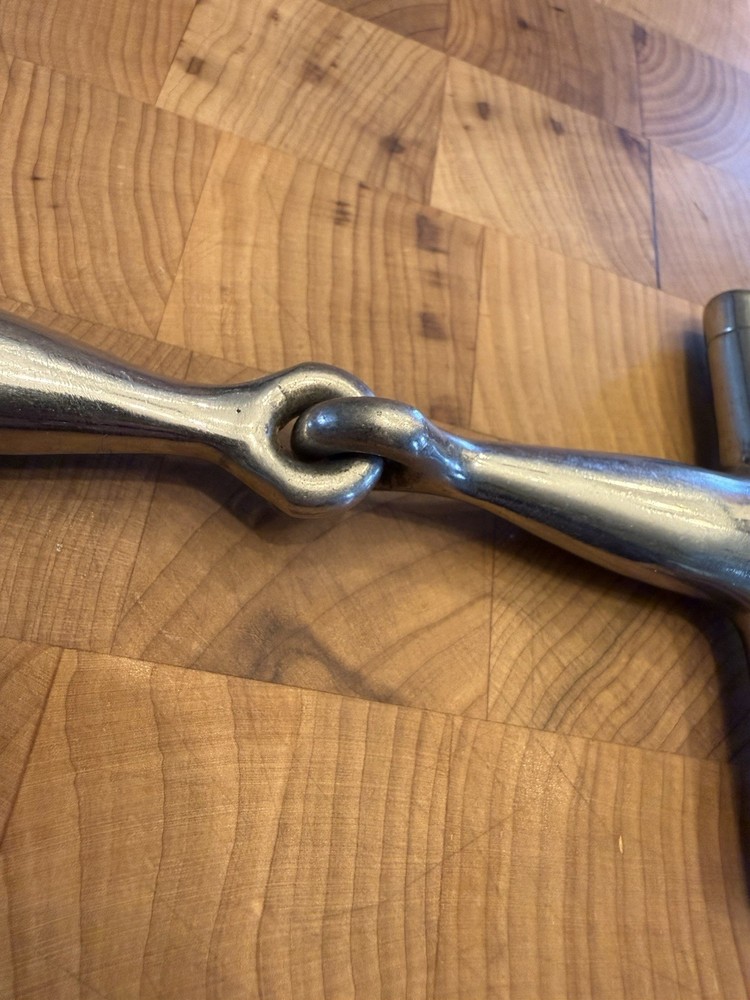 5” D-Ring Snaffle, Single Joint Mouthpiece