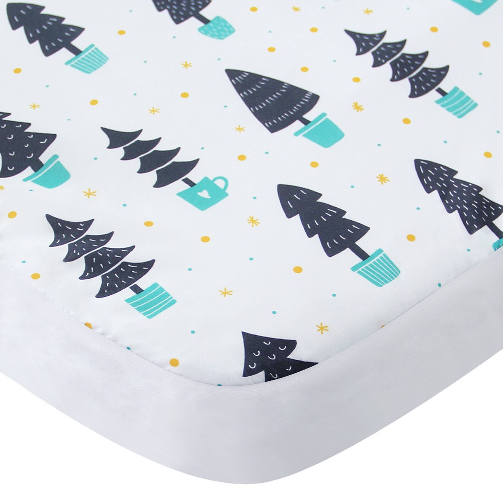 Pack N Play Sheets Fitted Portable Playard Mini Crib Sheets Multicolor 39"x27"