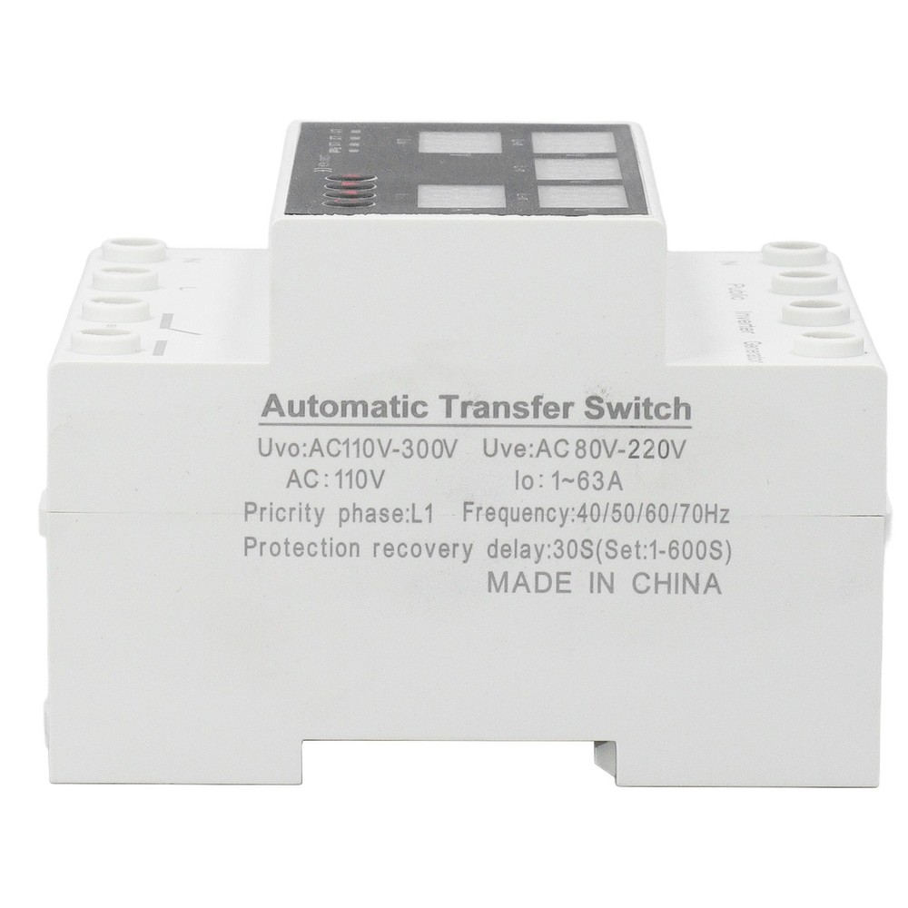 ´AC110V 3 Phase 4 Wire Automatic Transfer Switch 63A Changeover Switch Voltage