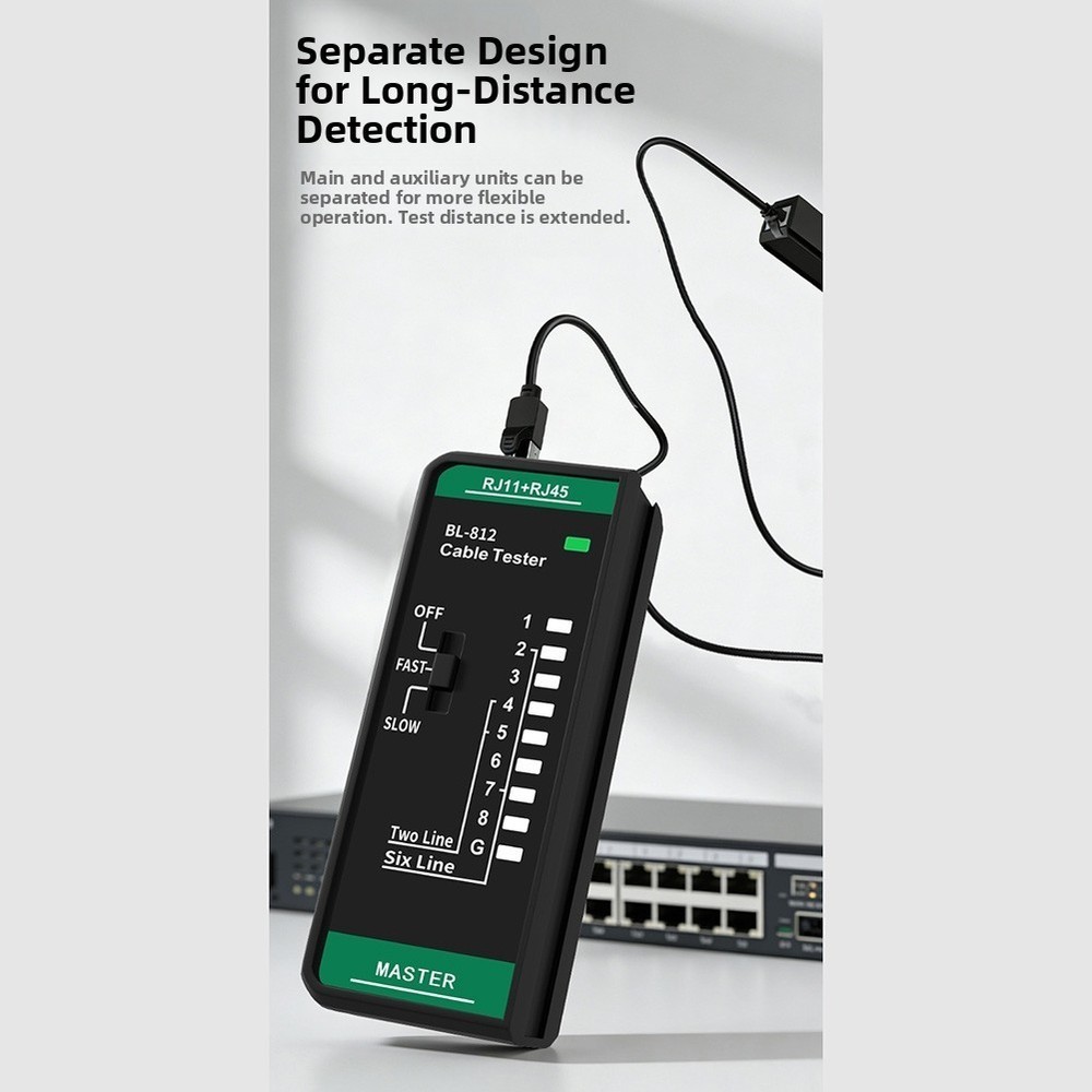 BL-812 Cable Tester for Network Signal Tracing Shielded Unshielded 8 Core