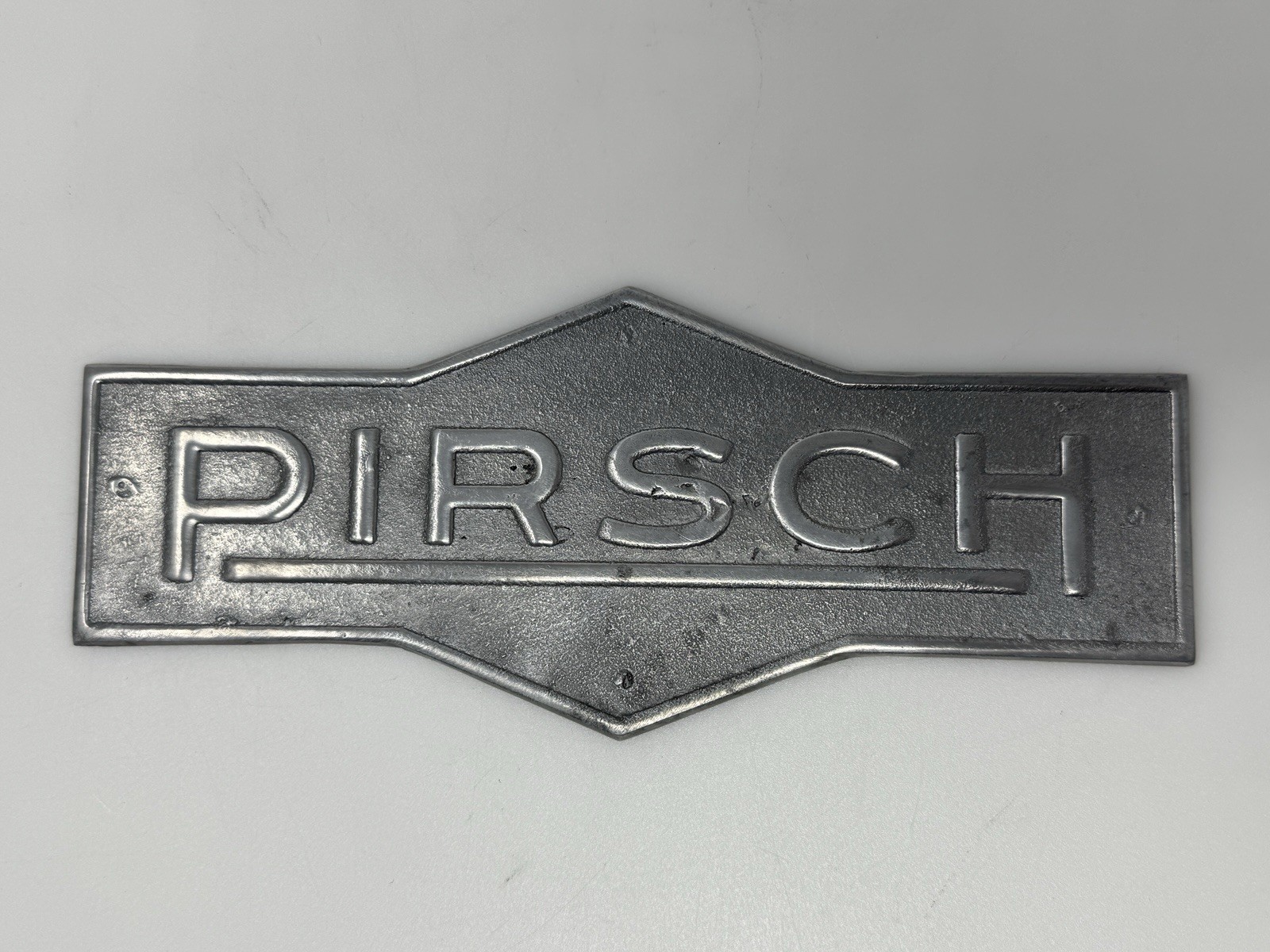 PIRSCH Fire Truck Emblem Nameplate Logo Badge Sign Firetruck Metal Cast Aluminum