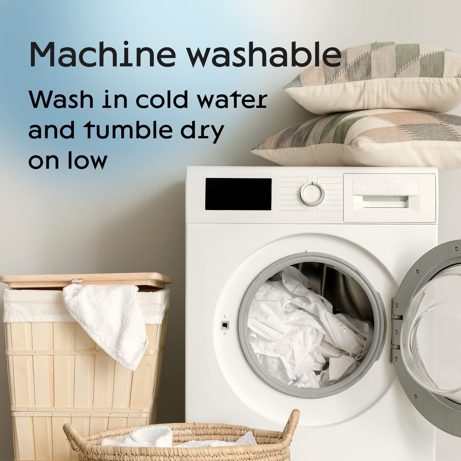 Premium 4 Pack Pillow Protectors with Zipper, Premium Cotton Pick Size