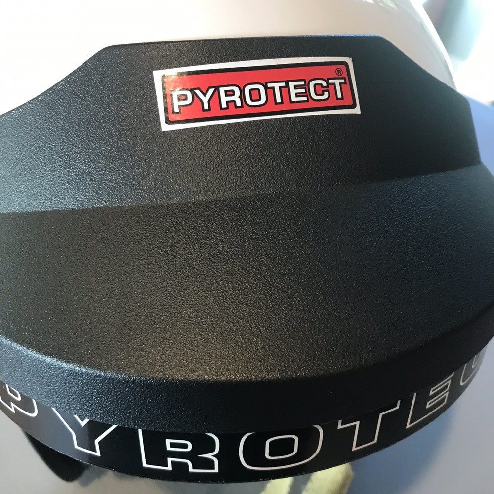 Pyrotect SA2015 Open Face Racing Helmet XS White Composite DOT w/ Box EUC