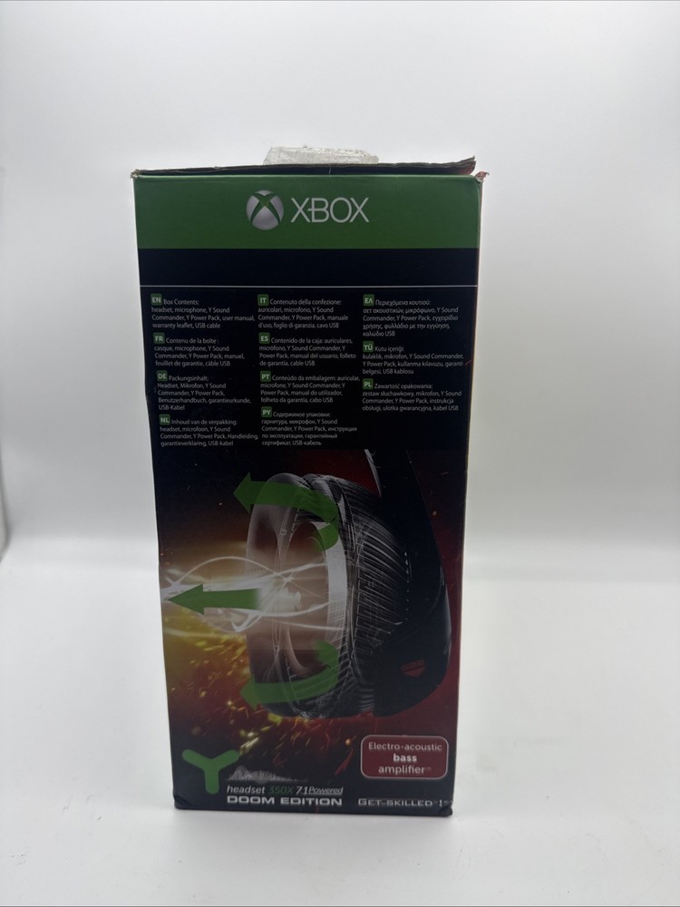 Xbox One And Windows Thrustmaster Headset Doom Edition Super Rare!