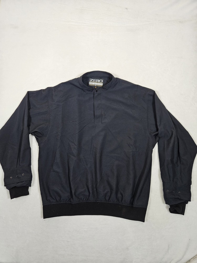 Zero Restriction Wind Shirt Men's Size Large Black Superlight Packable